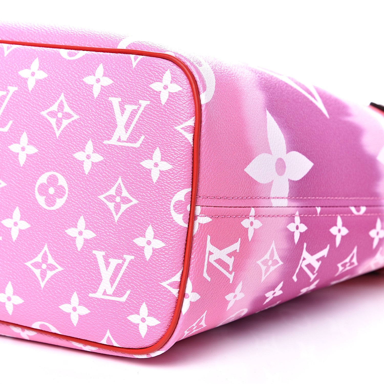 Louis Vuitton Monogram Escale Neverfull MM Rouge 8 of 8