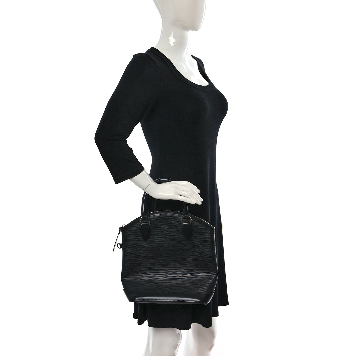 Louis Vuitton Epi Lockit Black 2 of 8