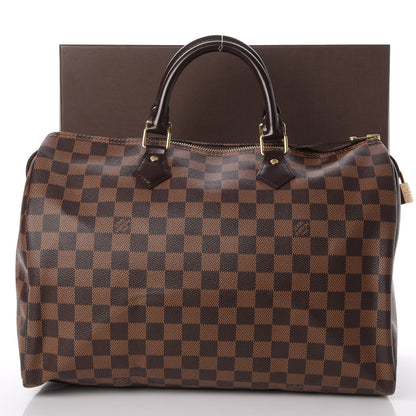Louis Vuitton Damier Ebene Speedy 35 12 of 12