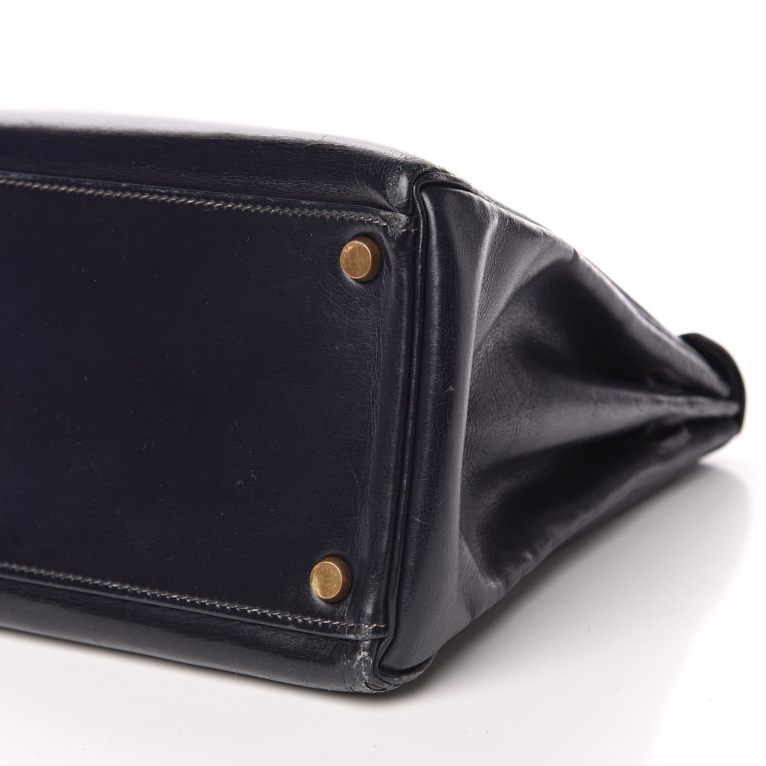 Hermes Box Kelly Retourne 32 Bleu Marine 29 of 33