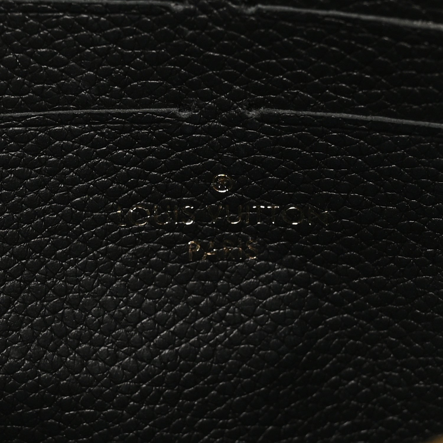 Louis Vuitton Empreinte Vavin Chain Wallet Black 6 of 9