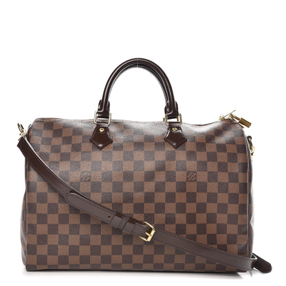 Louis Vuitton Damier Ebene Speedy Bandouliere 35 1 of 9