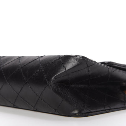 Chanel Aged Calfskin Quilted 2.55 Reissue Mini Flap Black 7 of 11