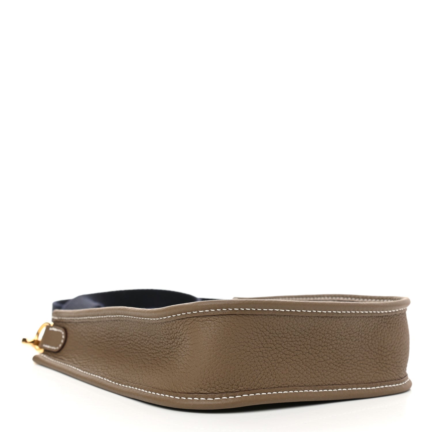 Hermes Taurillon Clemence Amazone Evelyne TPM Etoupe Bleu Indigo 4 of 11