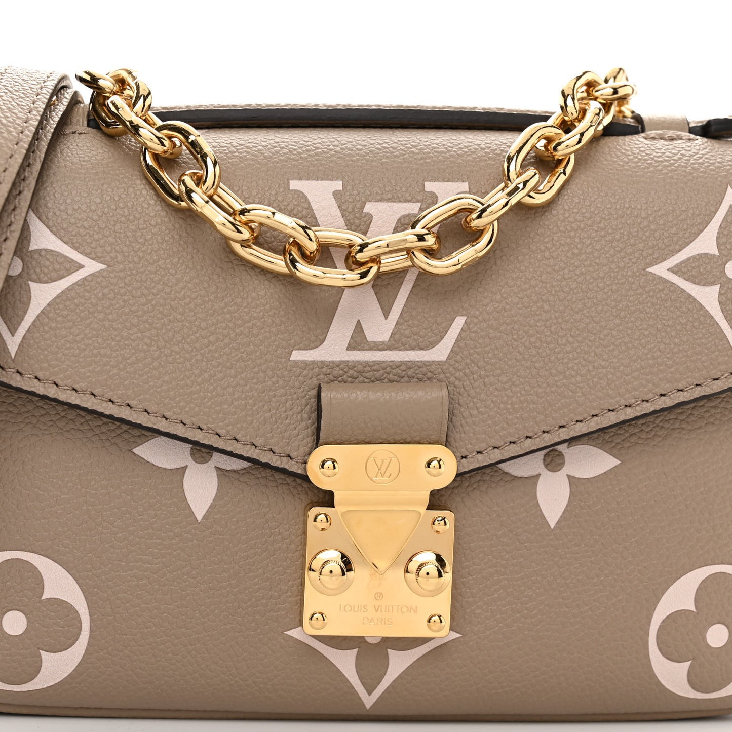 Empreinte Monogram Giant Pochette Metis East West Tourterelle Creme