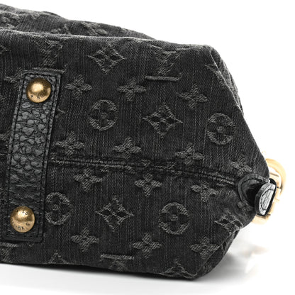 Louis Vuitton Denim Neo Cabby MM Black 9 of 11