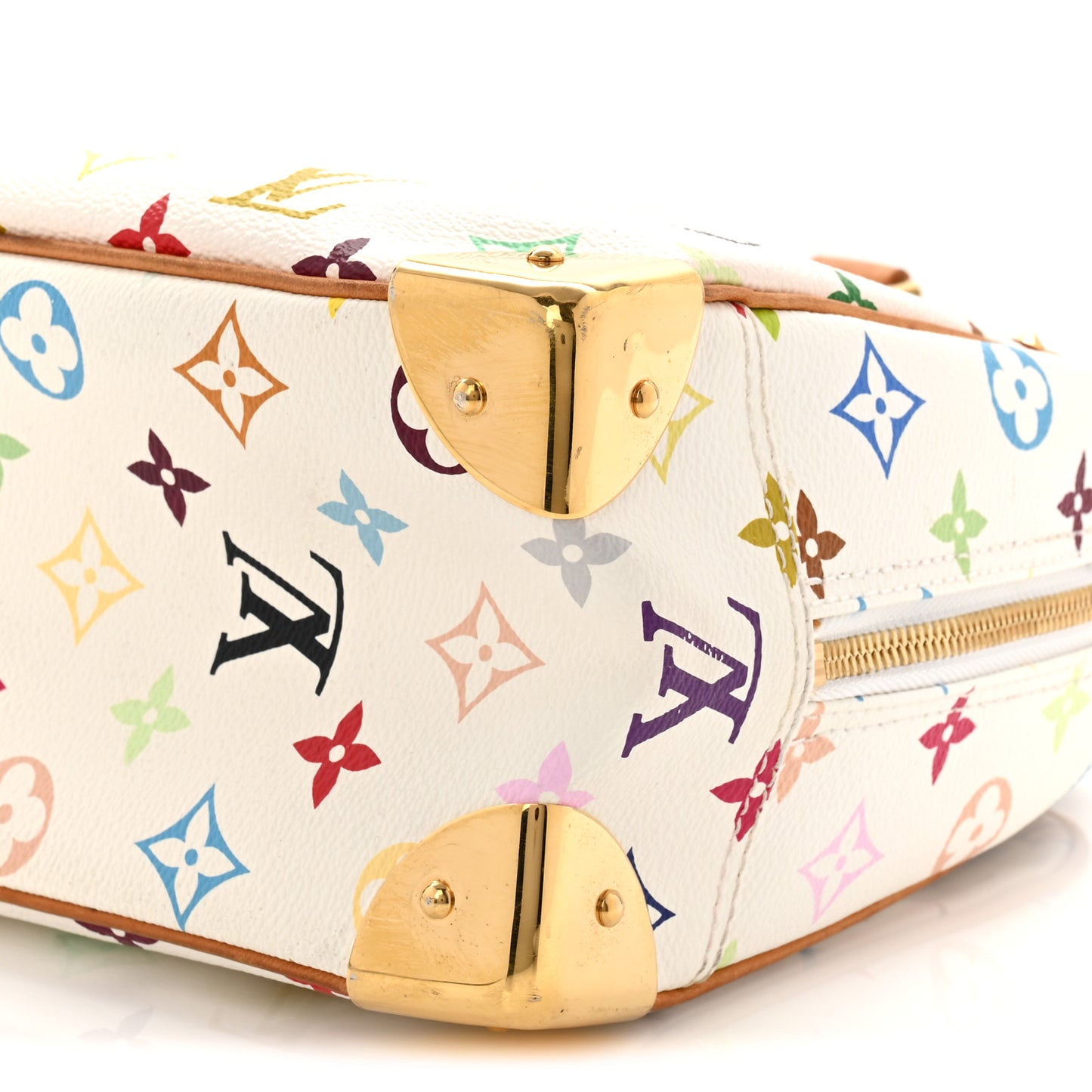 Monogram Multicolor Trouville White