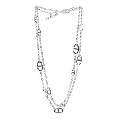 Hermes Sterling Silver Farandole Necklace 120 3 of 7