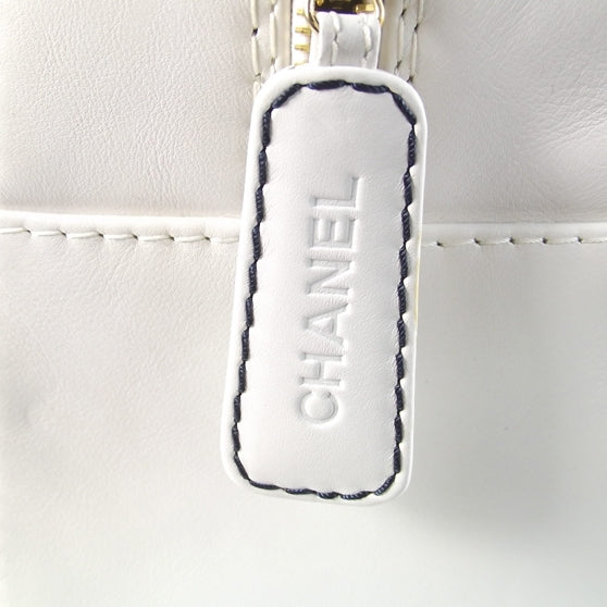Chanel Leather Diamond Stitch Surpique Bowler 7 of 10
