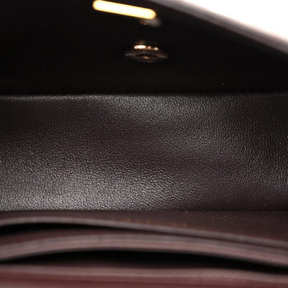 Chanel Lambskin Quilted Mini Rectangular Flap Dark Brown 5 of 10