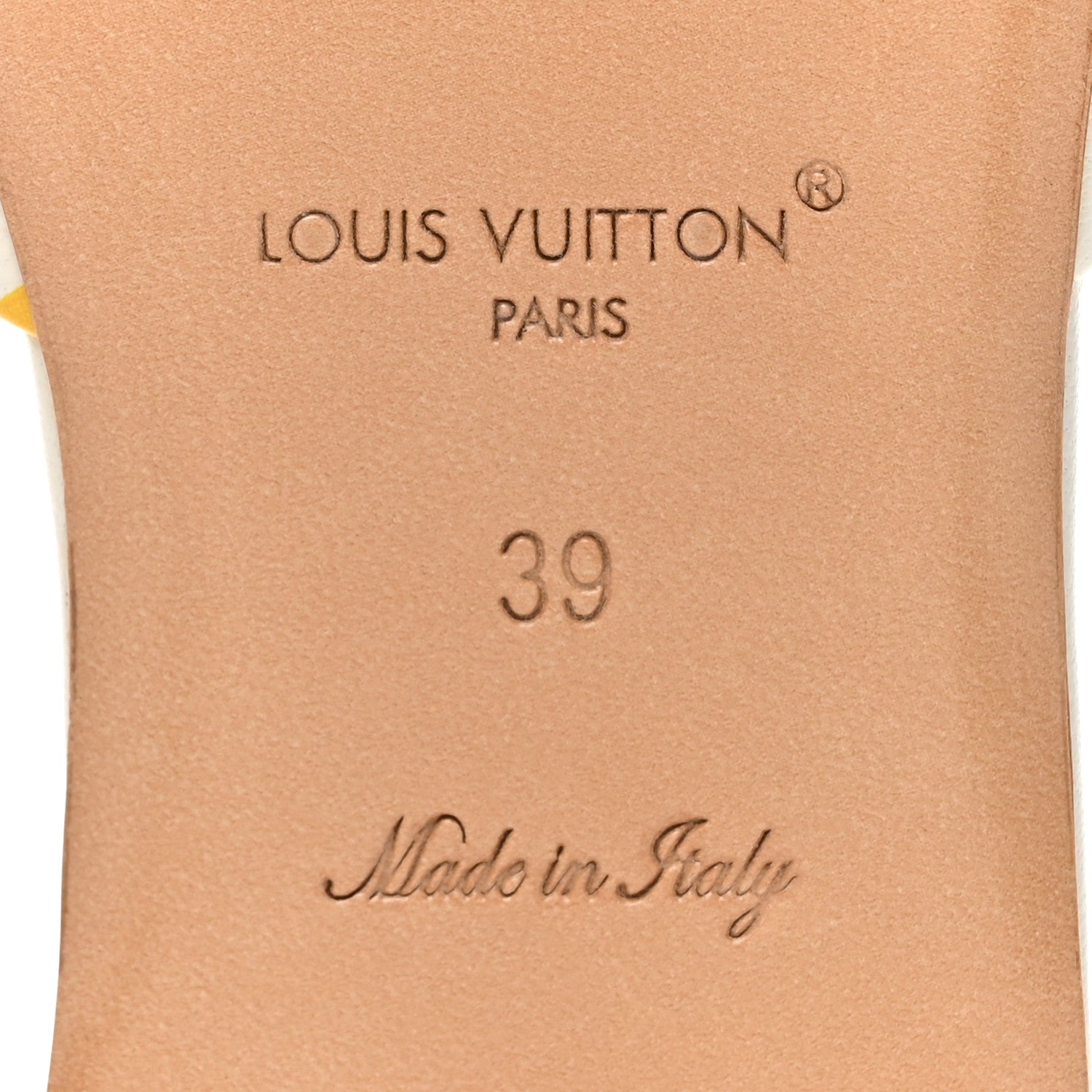 Louis Vuitton LV X TM Lambskin Monogram 6AM Flat Mule Sandals 39 White Multicolor 6 of 9