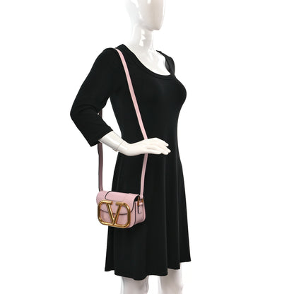 Valentino Garavani Calfskin Small Supervee Crossbody Bag Rose Quartz 2 of 10