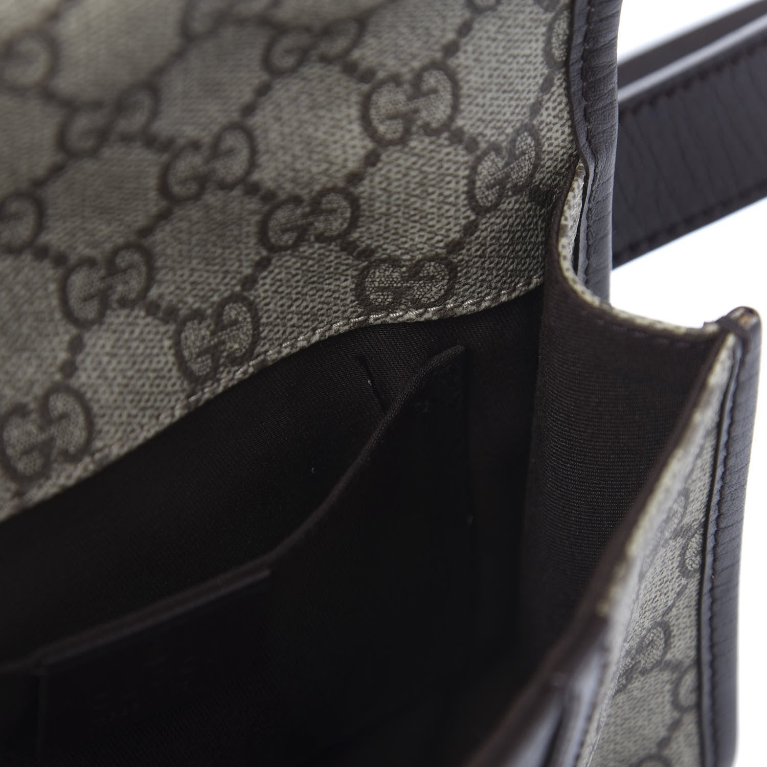 Gucci GG Monogram Plus Web Belt Bag Dark Brown 11 of 11