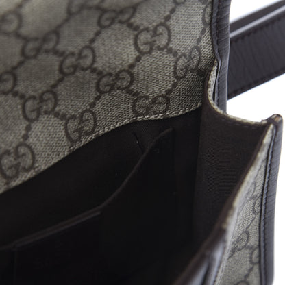 Gucci GG Monogram Plus Web Belt Bag Dark Brown 11 of 11