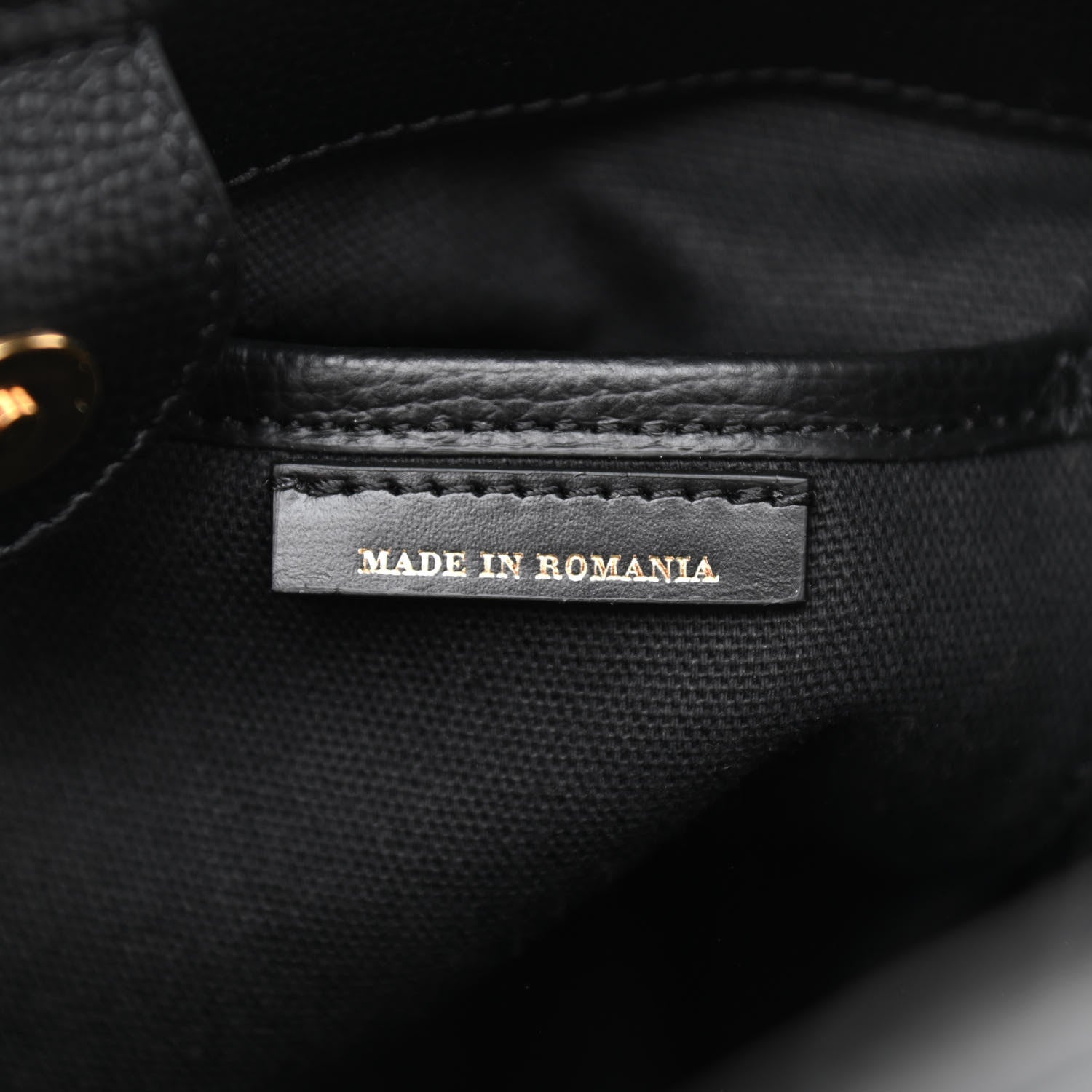 Burberry Derby Calfskin House Check Small Banner Tote Black 7 of 9