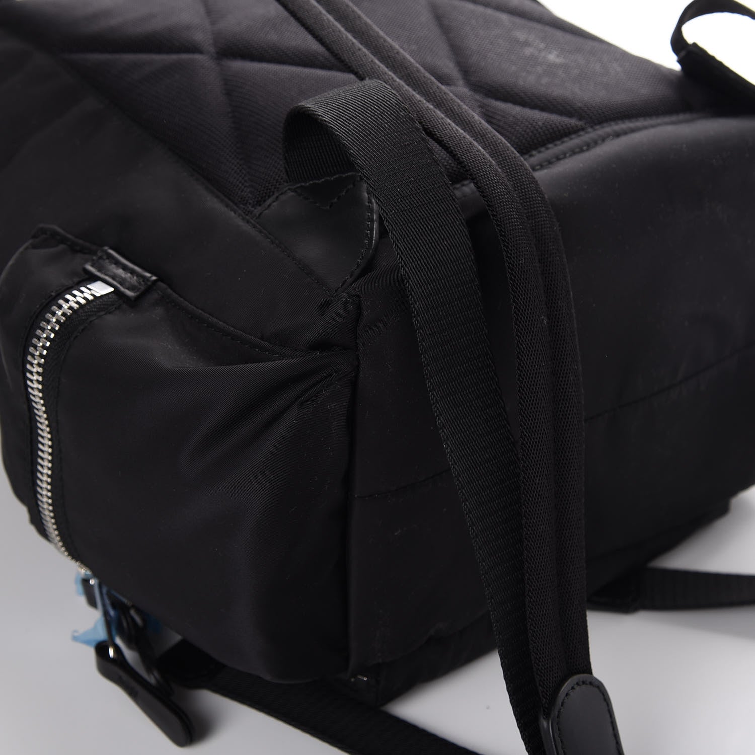 Burberry Nylon Logo Print Medium Rucksack Backpack Black 4 of 10