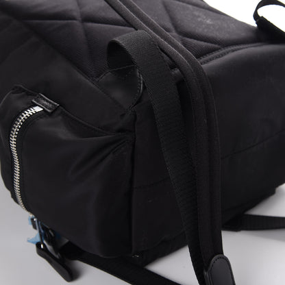 Burberry Nylon Logo Print Medium Rucksack Backpack Black 4 of 10