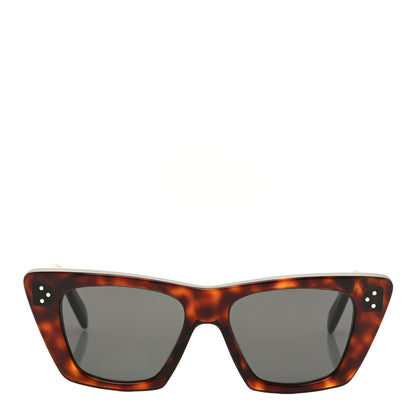 Celine Acetate Cat Eye Sunglasses CL40187I Dark Havana 2 of 7