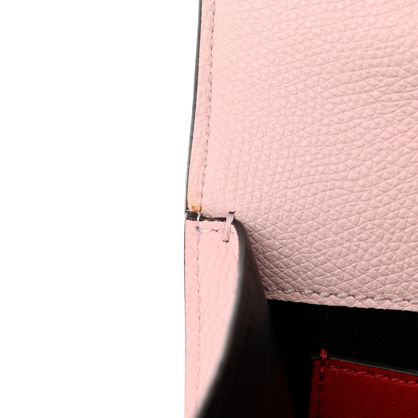 Grainy Calfskin Small VSling Shoulder Bag Water Rose