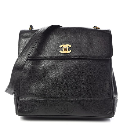 Chanel Caviar CC Shoulder Bag Black 1 of 10