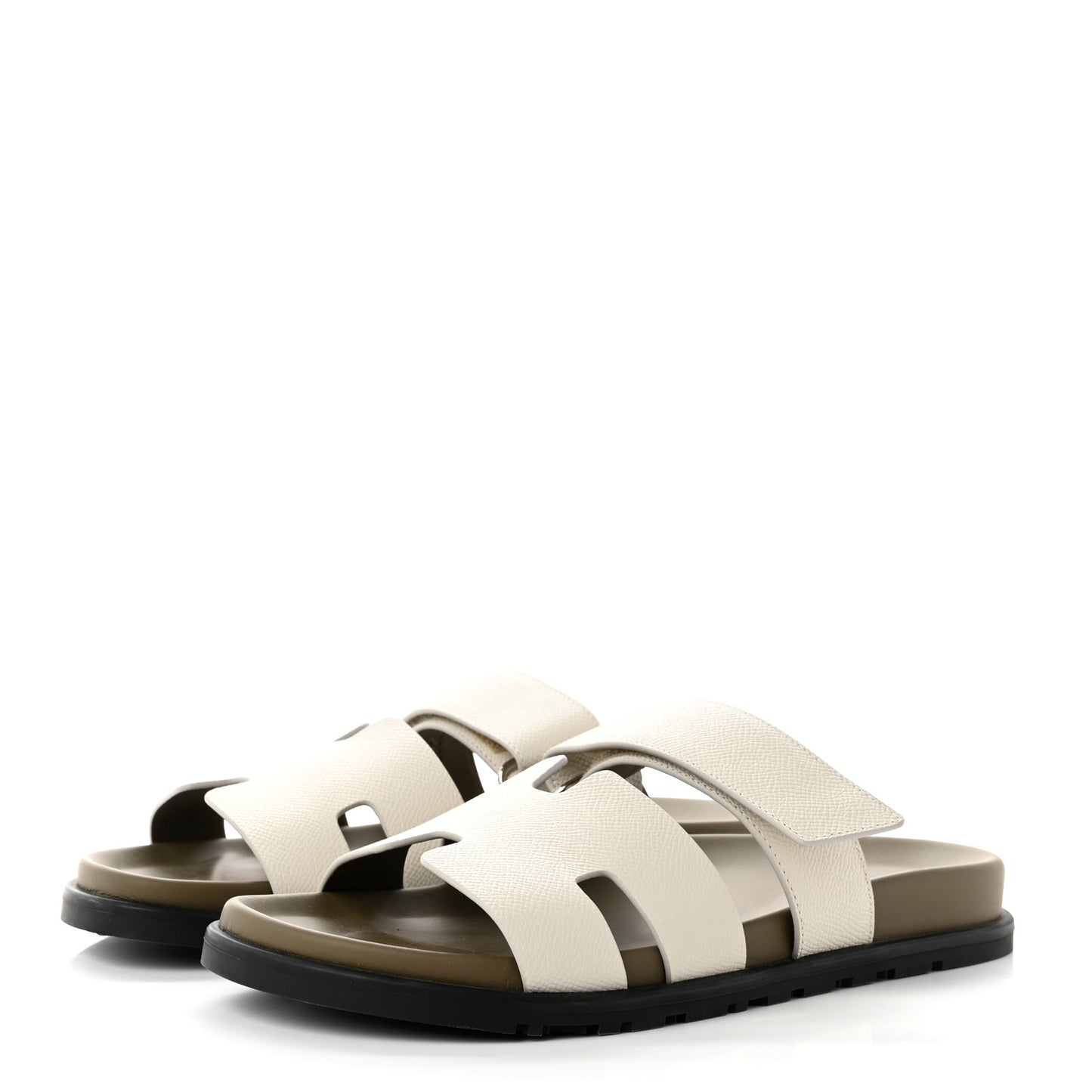 Epsom Mens Chypre Sandals 41 Beige Glaise Vert Toundra