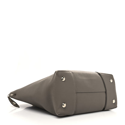 Louis Vuitton Veau Cachemire Ayers Soft Lockit MM Grey 4 of 13