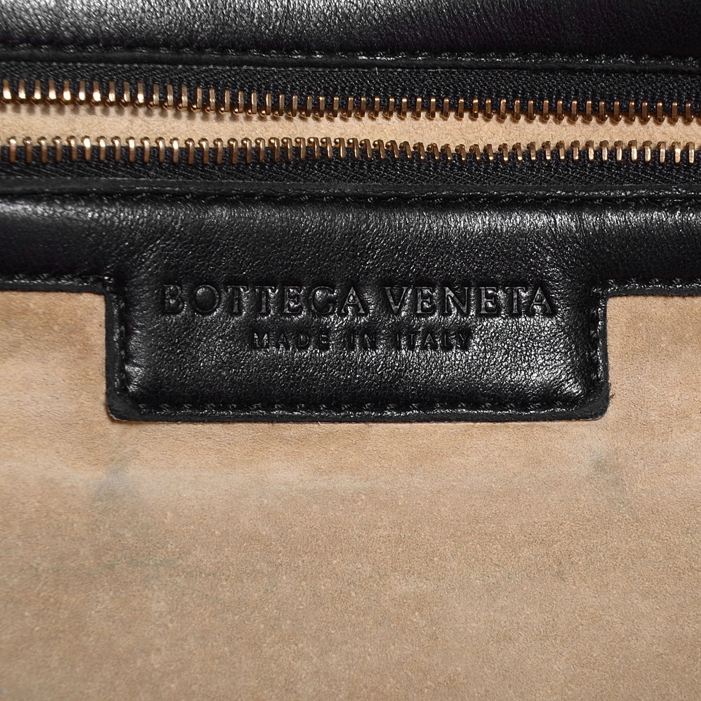 Nappa Intrecciato Large Veneta Hobo Nero Black