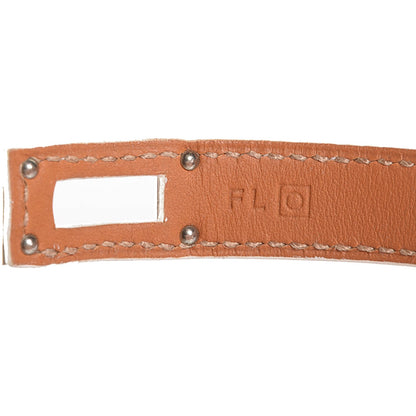 Hermes Epsom Kelly Double Tour Bracelet White XS 5 of 9