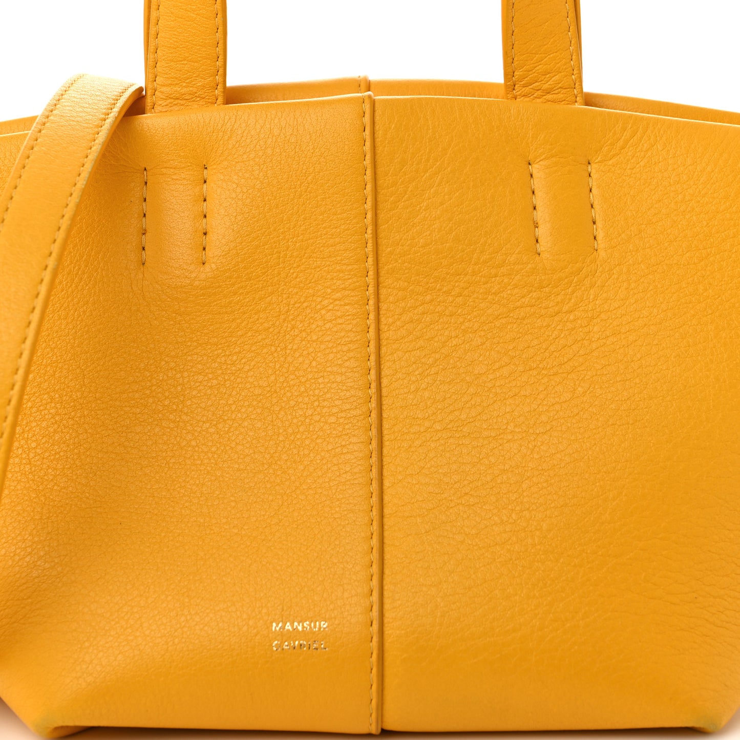 Calfskin Mini Tulipano Bag Marigold