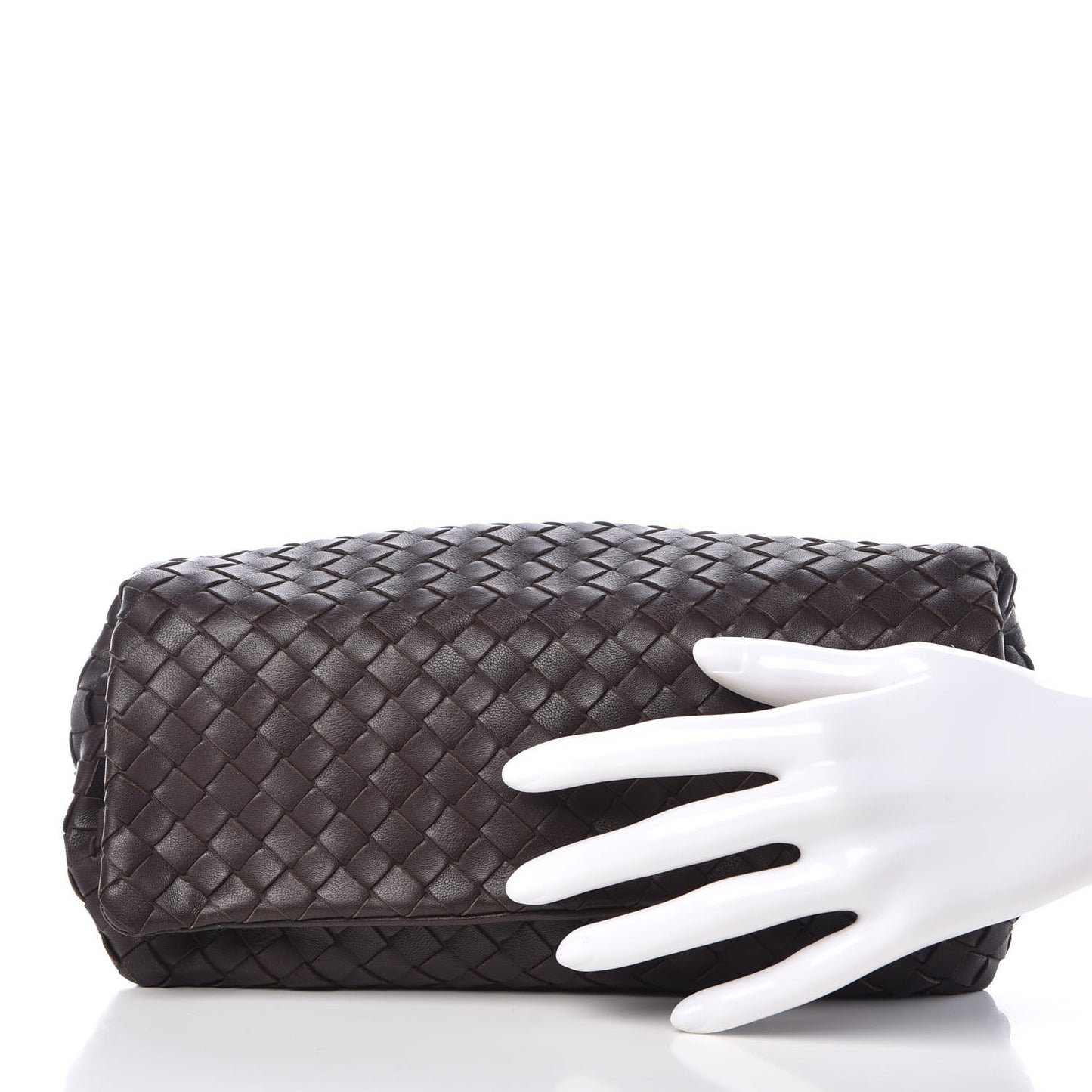 Nappa Intrecciato Cosmetic Case Ebano