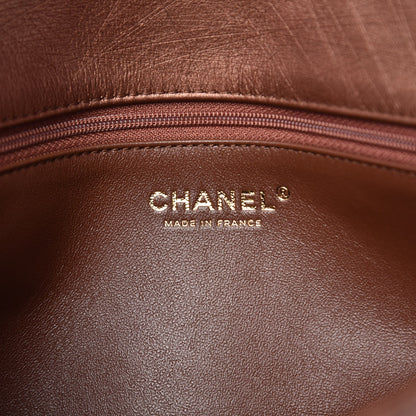 Chanel Metallic Aged Calfskin Chevron Quilted Reissue 2.55 Clutch Bronze 6 of 7