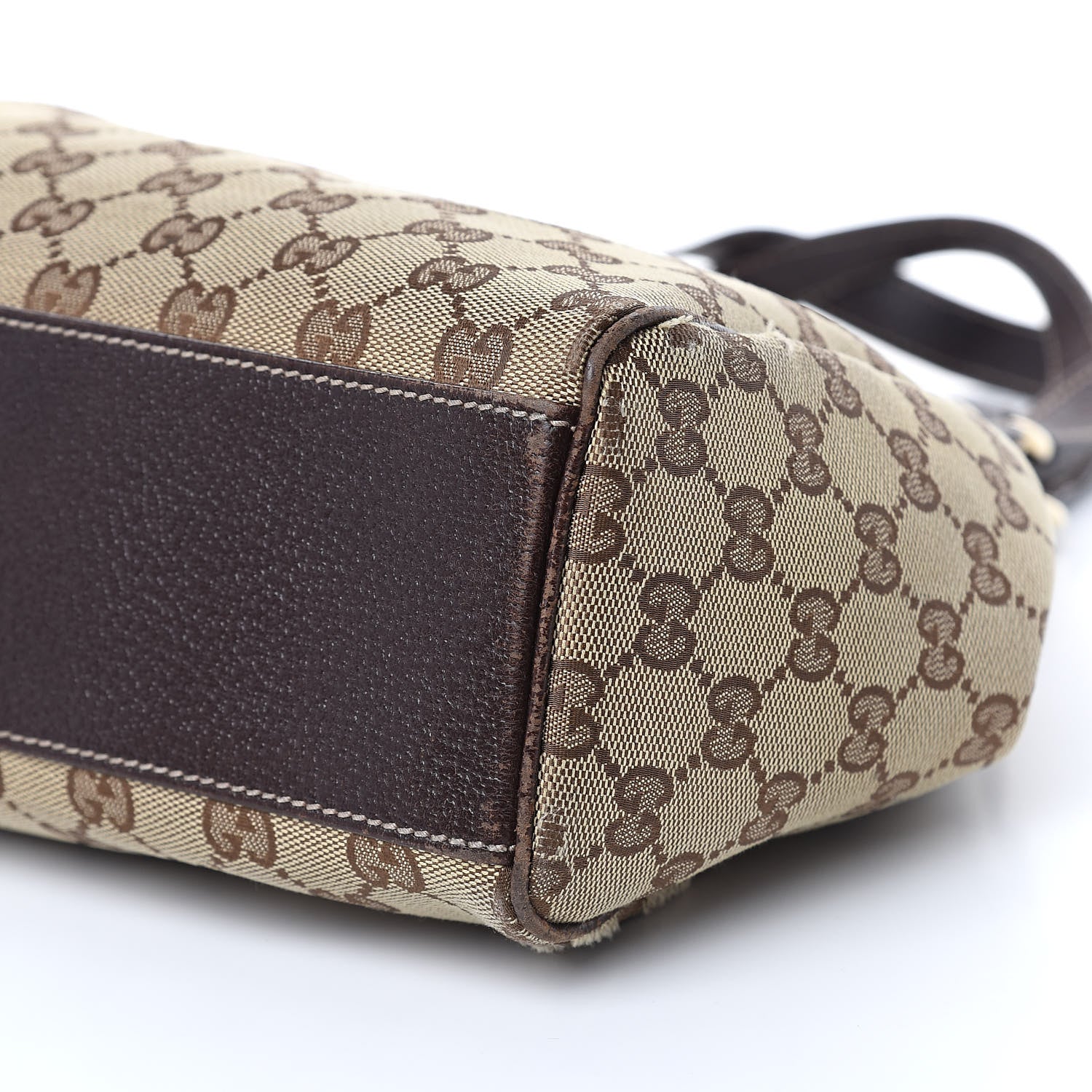 Gucci Monogram Medium Charmy Shoulder Bag Dark Brown 9 of 16