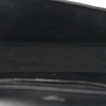 Saint Laurent Grain De Poudre Textured Mixed Matelasse Large Triquilt Monogram Monochrome Satchel Black 5 of 13