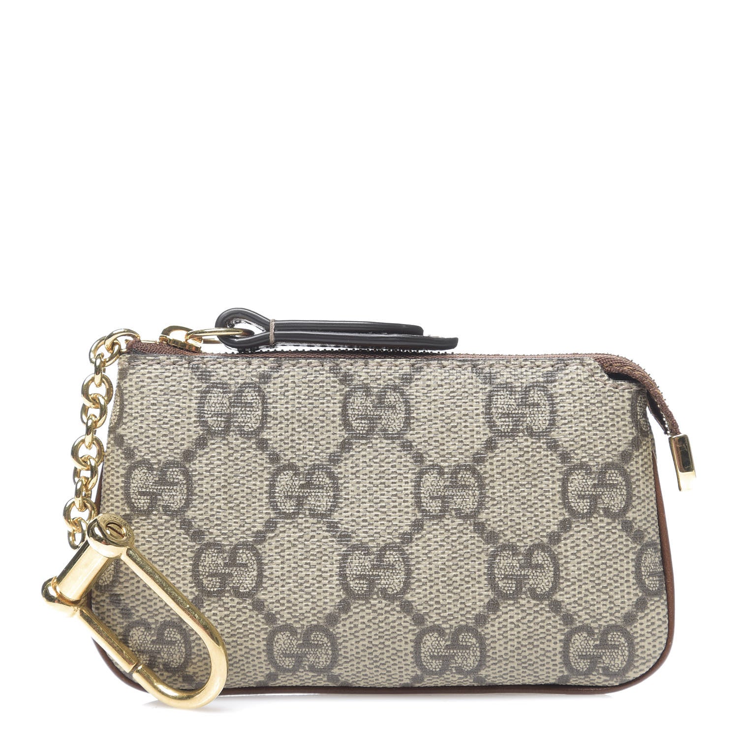 Gucci GG Supreme Monogram Key Case Brown 1 of 6