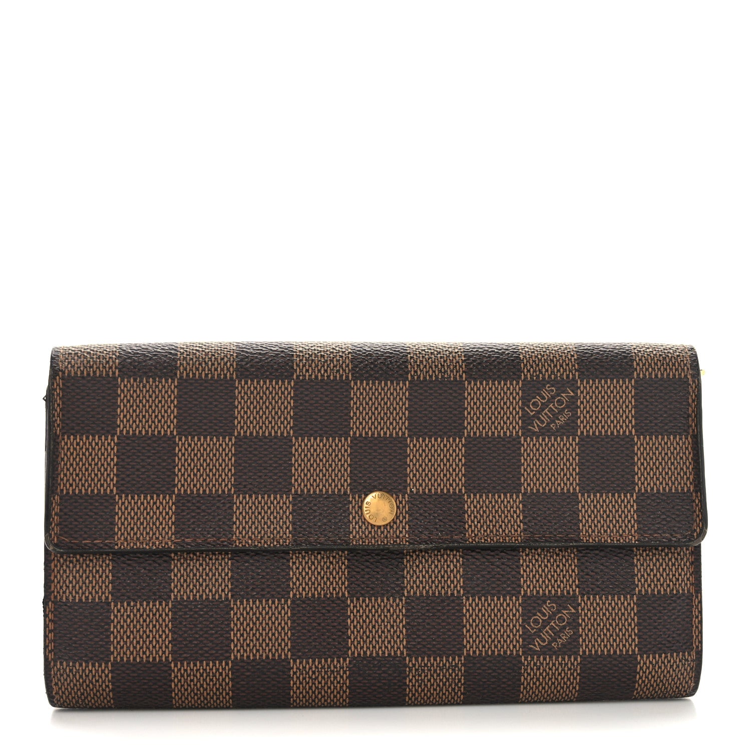 Louis Vuitton Damier Ebene Sarah Wallet 1 of 7