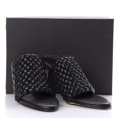 Bottega Veneta Nappa Padded Intreccio The Curve Sandals 40.5 Black 9 of 9