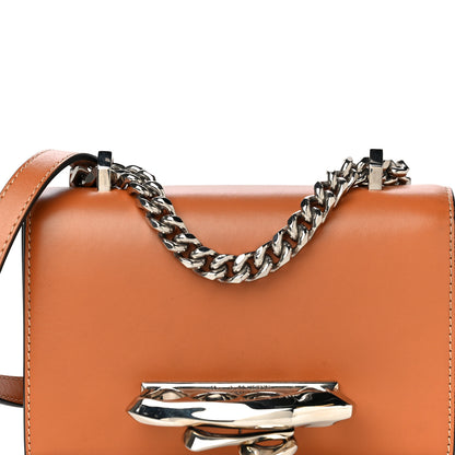 Alexander McQueen Calfskin Sculptural Knuckle Crossbody Tan Brow 8 of 15