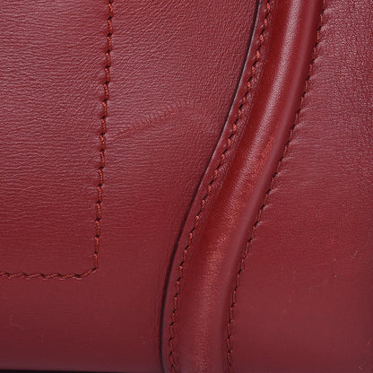 Celine Smooth Calfskin Mini Luggage Red 13 of 15