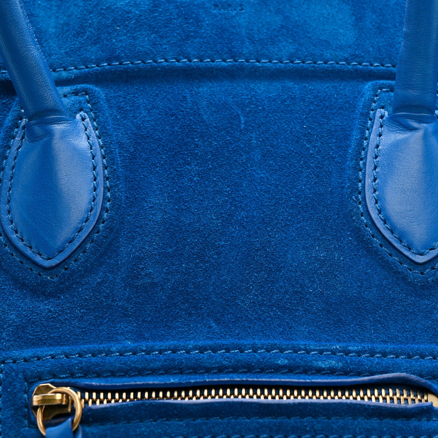 Suede Small Phantom Luggage Blue