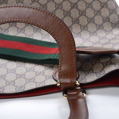 Gucci GG Supreme Monogram Reversible Tote Beige Tuscany 12 of 15