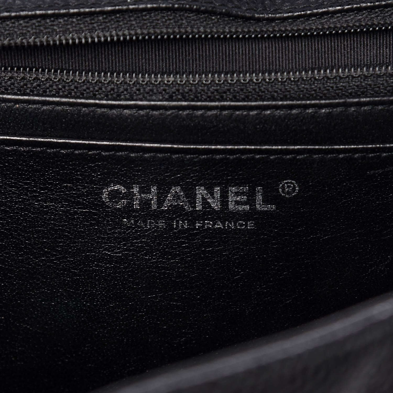 Chanel Caviar Quilted Jumbo Single Flap Black 6 of 9