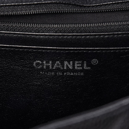 Chanel Caviar Quilted Jumbo Single Flap Black 6 of 9
