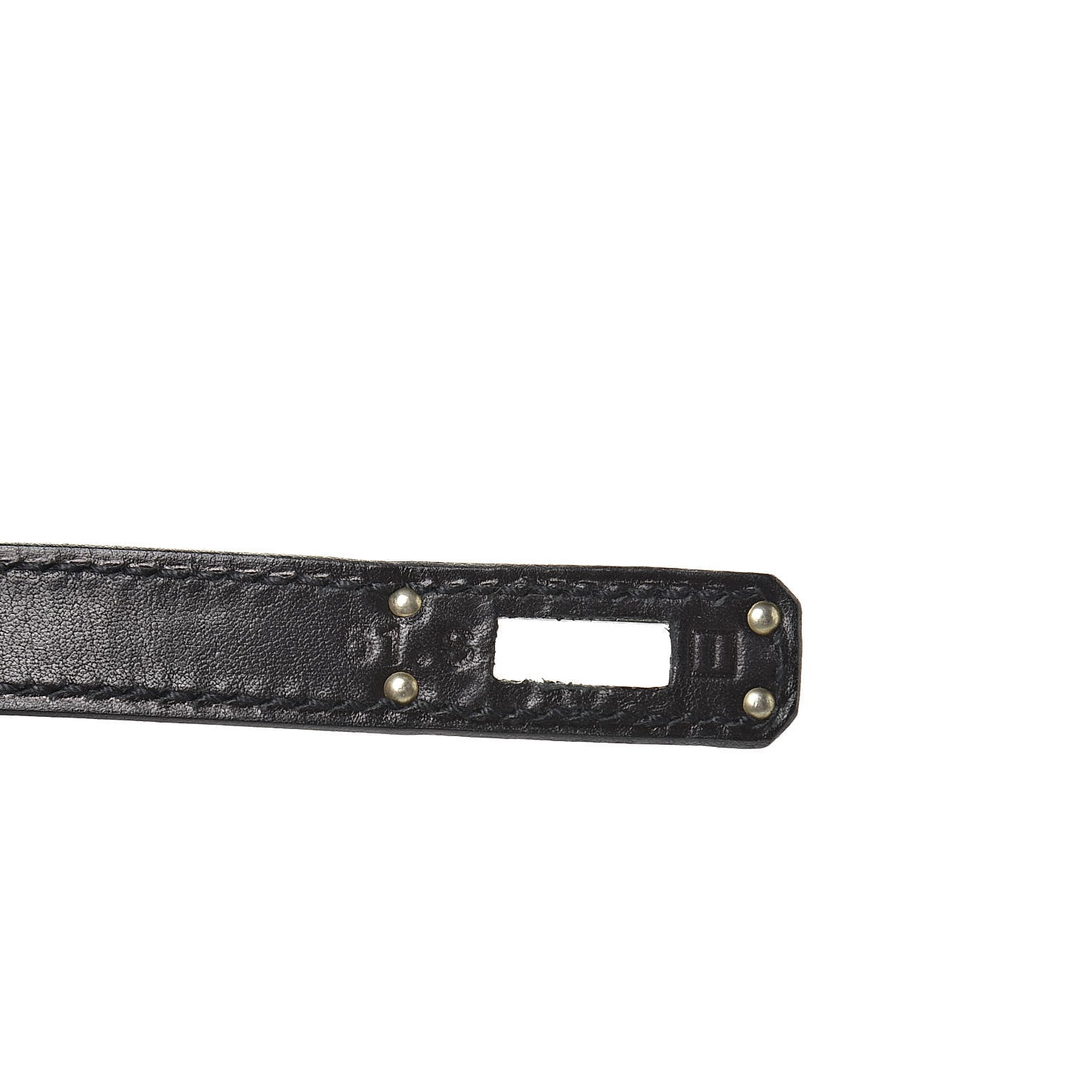 Hermes Swift Kelly Pochette Clutch Black 7 of 14