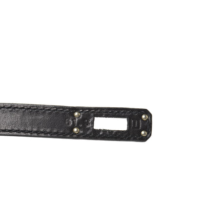 Hermes Swift Kelly Pochette Clutch Black 7 of 14