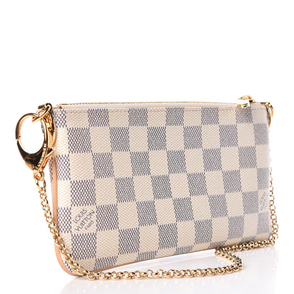 Louis Vuitton Damier Azur Pochette Milla MM 3 of 10