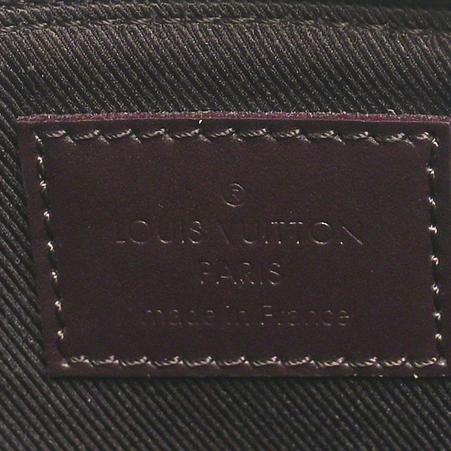 Vernis Monogram Mini Pochette Accessories Amarante