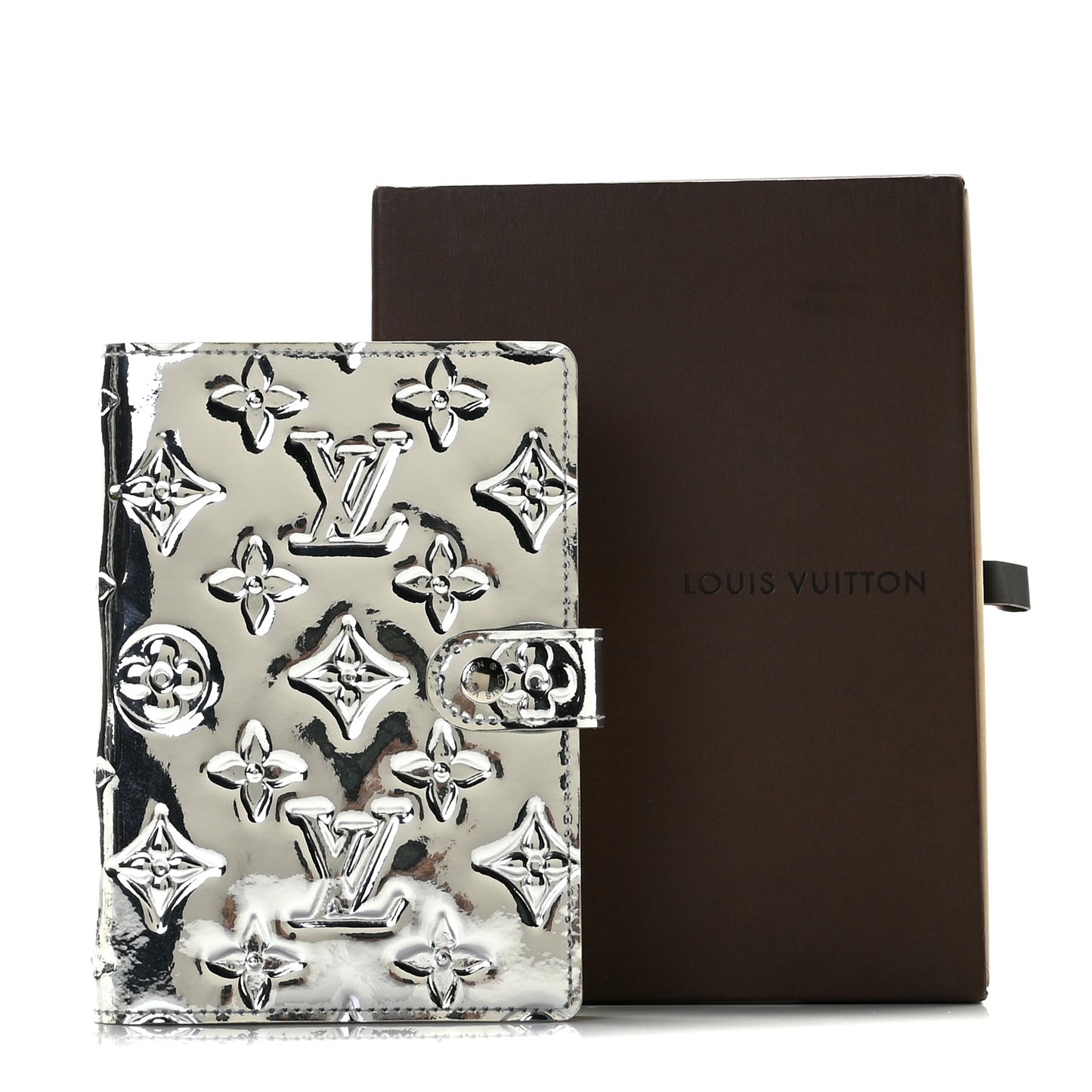 Monogram Miroir Small Ring Agenda Silver