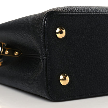 Louis Vuitton Taurillon Embellished Flower Crown Capucines PM Black 8 of 9