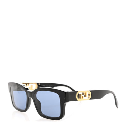 Fendi Acetate O'Lock Square Sunglasses FE40050I Black 1 of 7