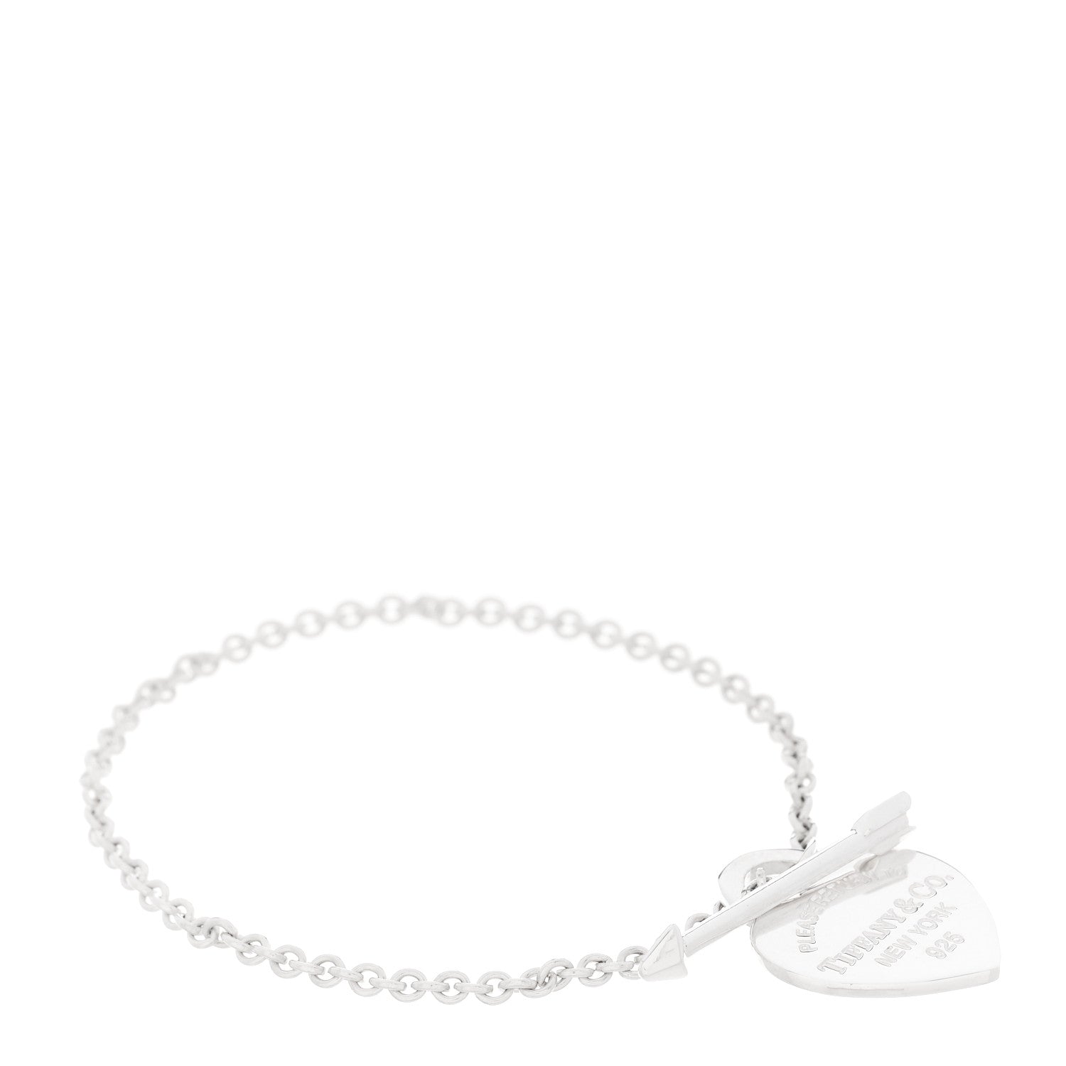 Tiffany Sterling Silver Return to Tiffany Lovestruck Bracelet 1 of 5